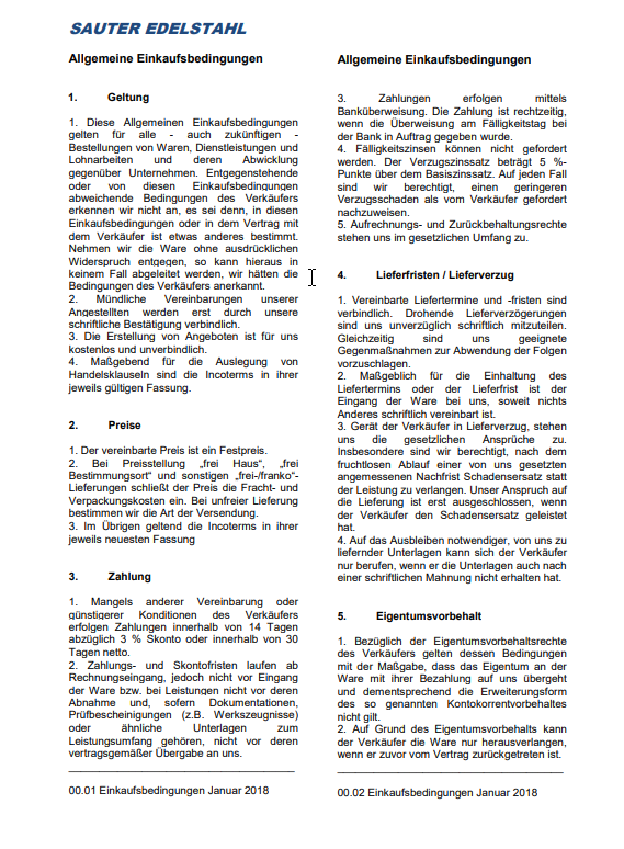 Einkaufsbedingungen1